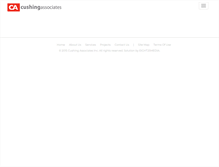Tablet Screenshot of cushingassociates.com